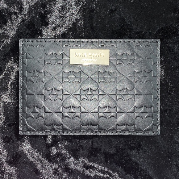 NWT - Kate Spade NY Card Holder in Black - Picture 2 of 7